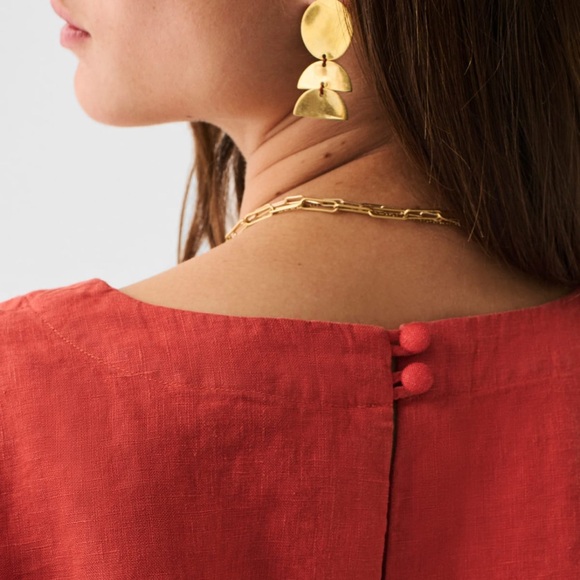 Faherty Cala Linen Top - Picture 3 of 8